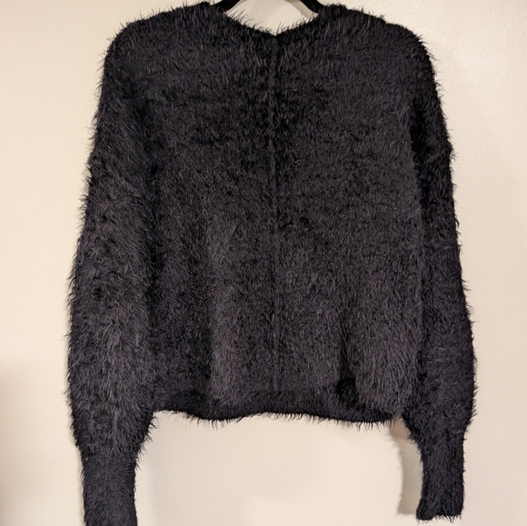✨5 For $50 Free People Icing V neck Fuzzy Eyelash Slouchy Size Xs - Picture 6 of 6